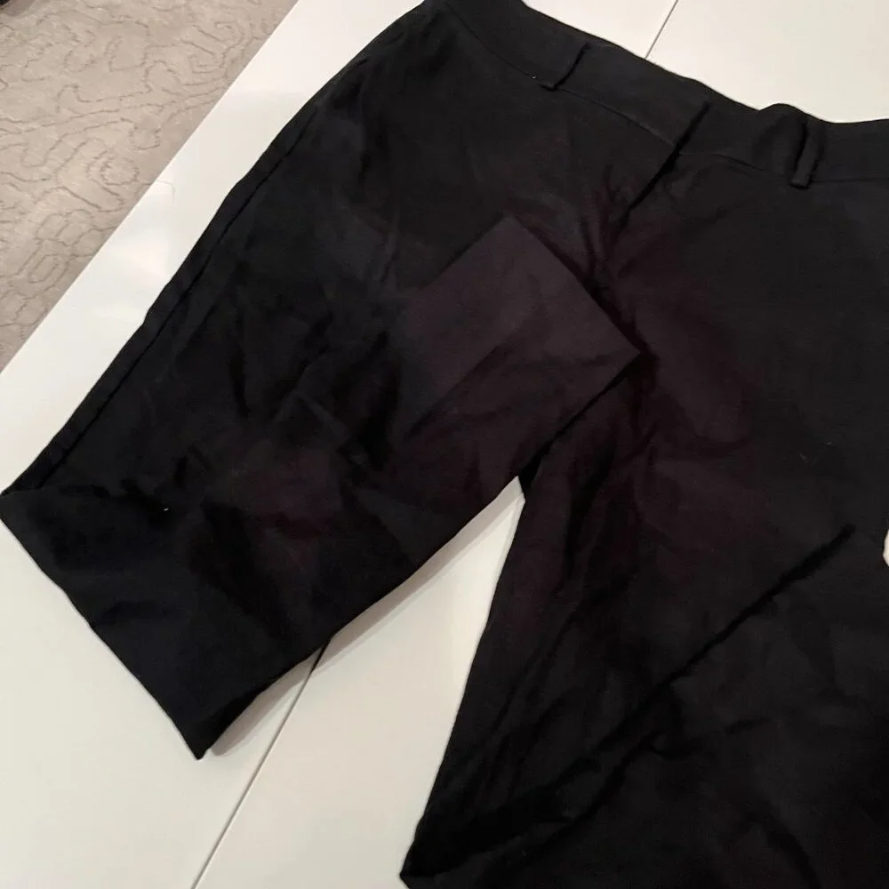 Ann Taylor Black Pants Double Clasp‎ Size 4 💗